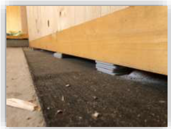 Wooden structures support